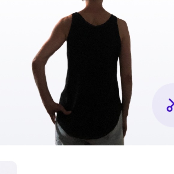 100% Silk Aritzia Babaton Black  Sleeveless lined Blouse - Picture 5 of 10